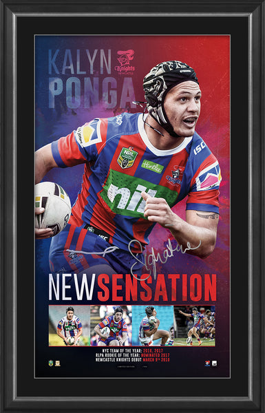 NRL-KALYN PONGA SIGNED 'NEW SENSATION'