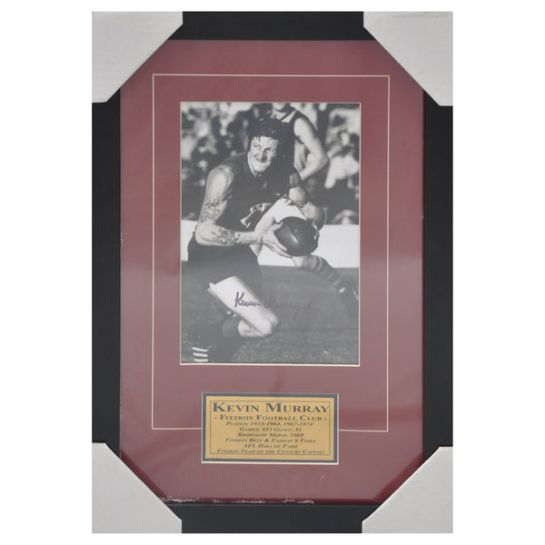 Legends of AFL/VFL Kevin Murray. Signed and Framed Photo