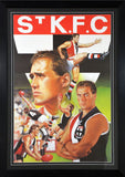 Tony Lockett St Kilda Brian Clinton Print