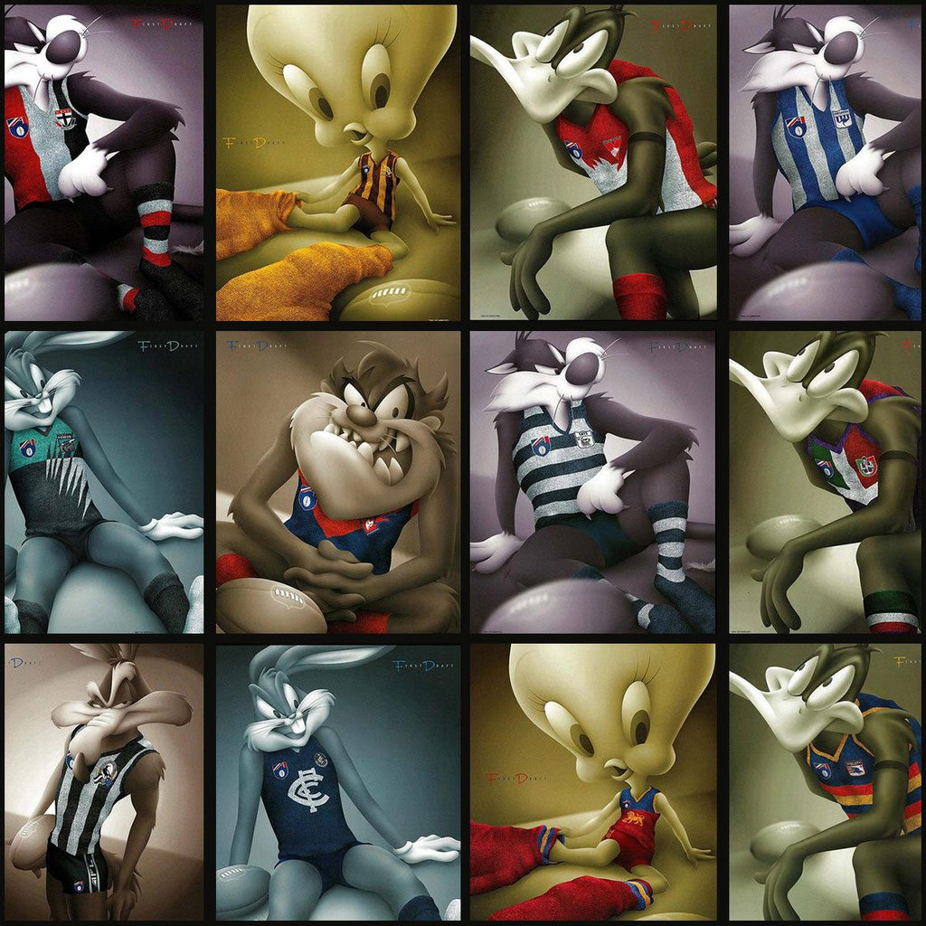 Looney Tunes Prints - All 16 Teams