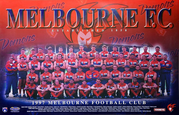 Melbourne 1997 Team Poster