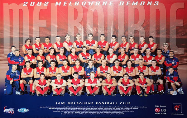 Melbourne 2002 Team Poster