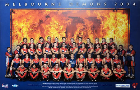 Melbourne Demons 2021 WEG Art Premiership Poster/Framed