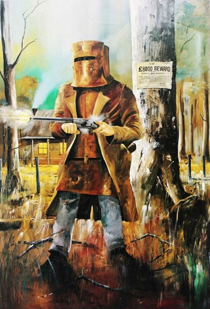 GENERAL-Ned Kelly Bush Lands Painting Print