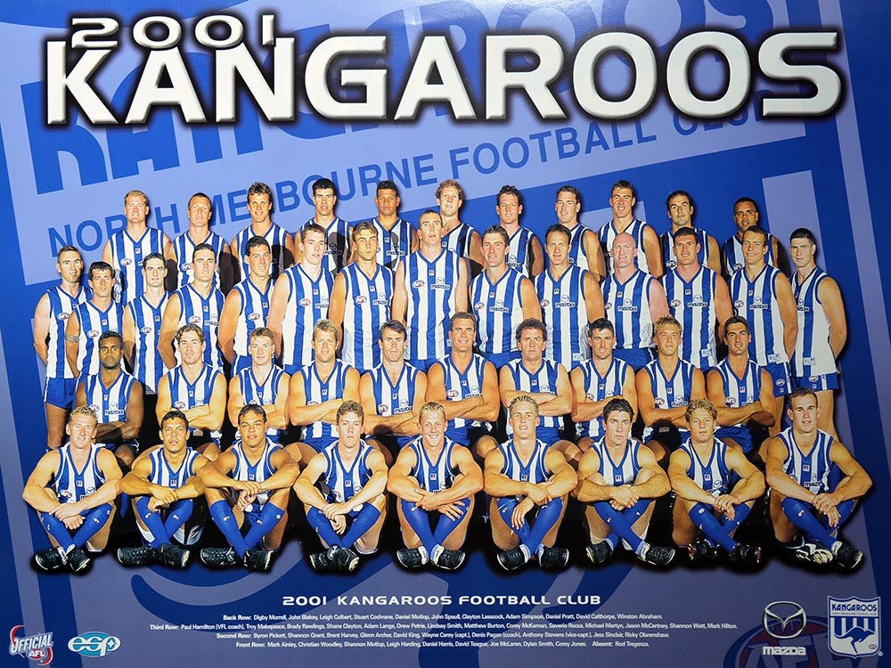 North Melbourne 2001 Team Poster