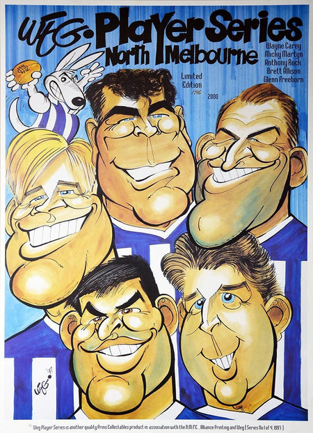 North Melbourne-Corey McKernan Warning Poster