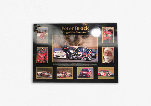 CAR RACING-Peter Brock 'King Of The Mountain' Poster