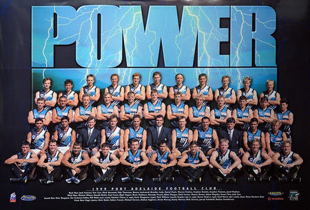 PORT ADELAIDE-OLLIE WINES SIGNED BROWNLOW MEDAL LITHOGRAPH