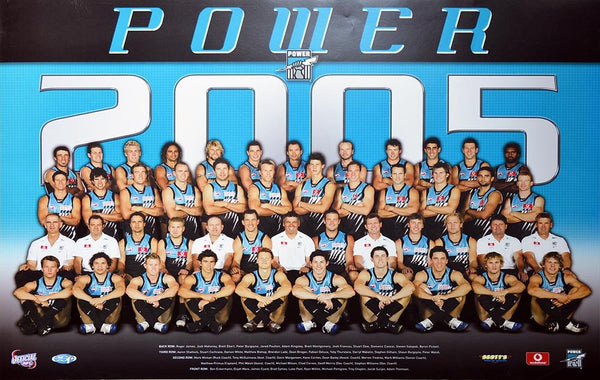 Port Adelaide 2005 Team Poster