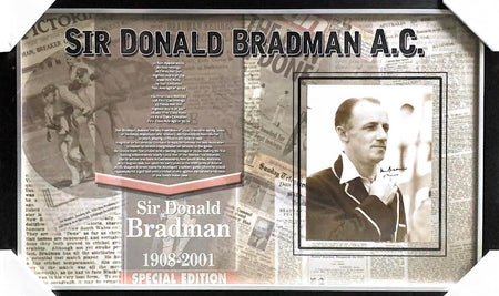 Bradman-Don Bradman Bat Framed