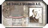 Bradman - Rare Unusual Don Bradman Signed Photos Framed