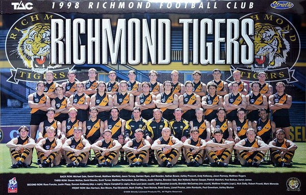 Richmond 1998 Team Poster