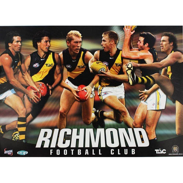 Richmond Official AFL 6 Player Poster