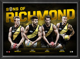 RICHMOND-SONS OF RICHMOND - PLAYER POSTER FRAMED