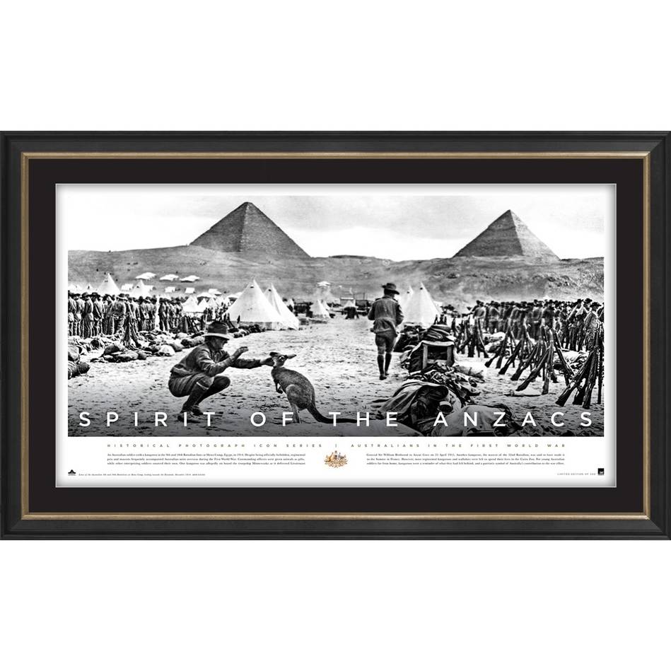 ANZAC – “Spirit of the Anzac” – Historical Photograph in Egypt in 1914.