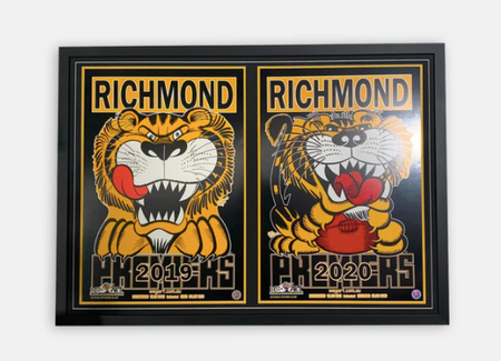 Richmond Premiers 2019 Weg poster framed