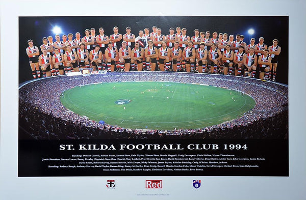St Kilda 1994 Team Poster
