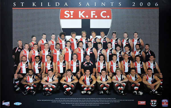 St Kilda 2006 Team Poster