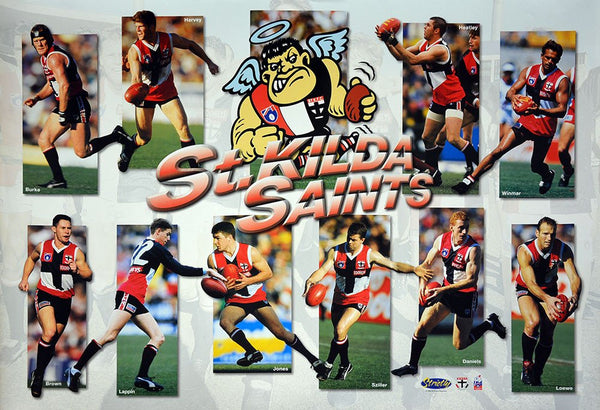 St Kilda 1998 Best Of Poster