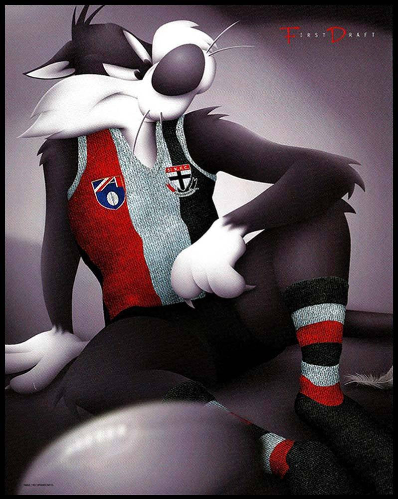 St Kilda Looney Tunes Print