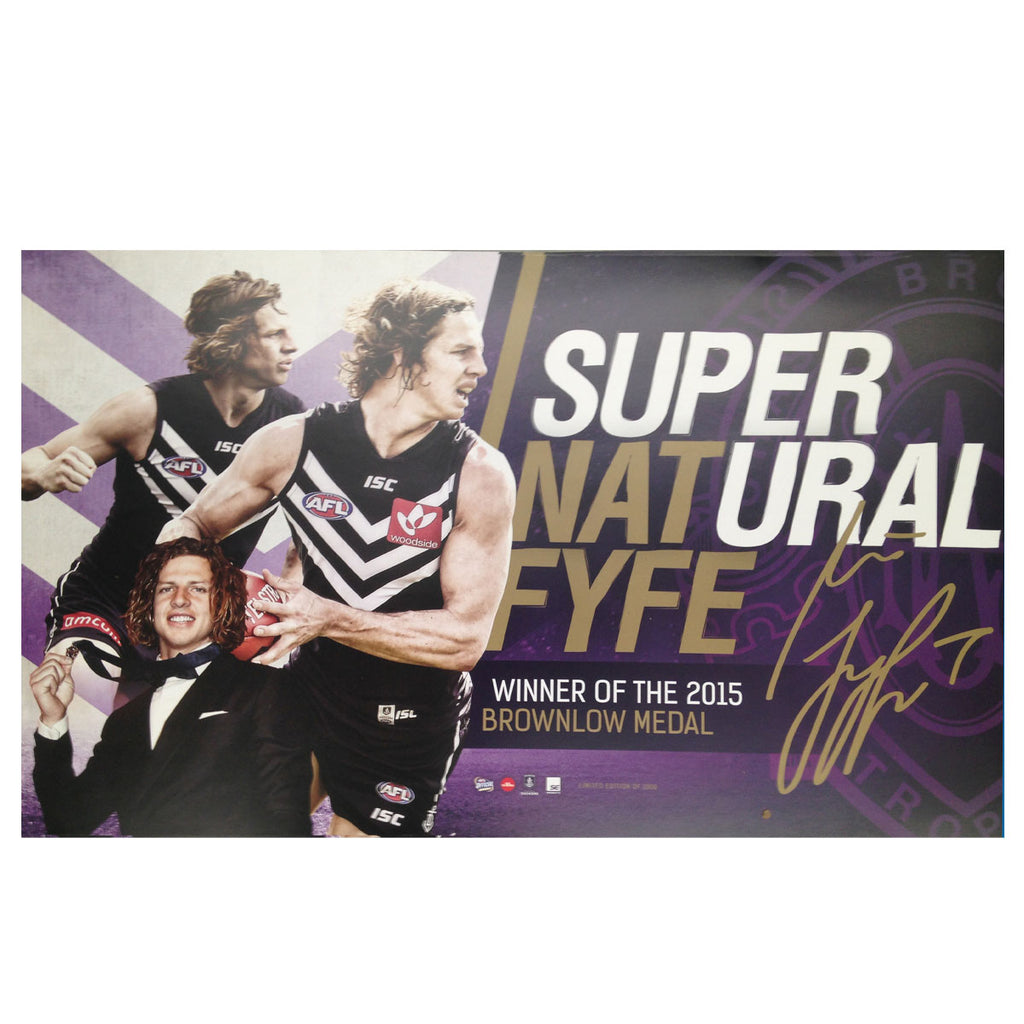 FREMANTLE-NAT FYFE BROWNLOW PRINT