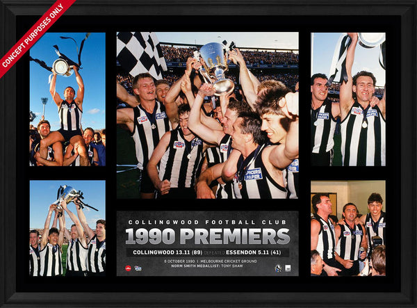 Collingwood 1990 Premiers Super Frame