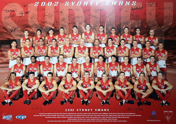 Sydney 2002 Team Poster