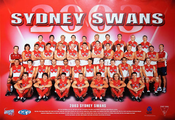 Sydney 2003 Team Poster