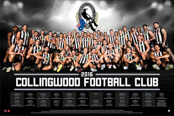Collingwood 2016 Team Poster