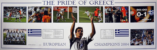 Pride Of Greece European Champions Print