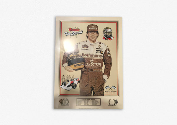 CAR RACING-Ayrton Senna The Legend Poster