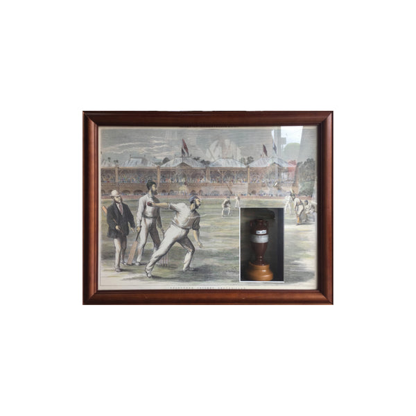 CRICKET-The First Test with Ashes Urn - Bradman