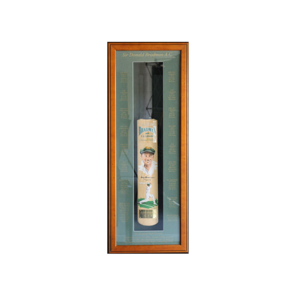 BRADMAN-Sir Donald Bradman A.C. Bat - Signed