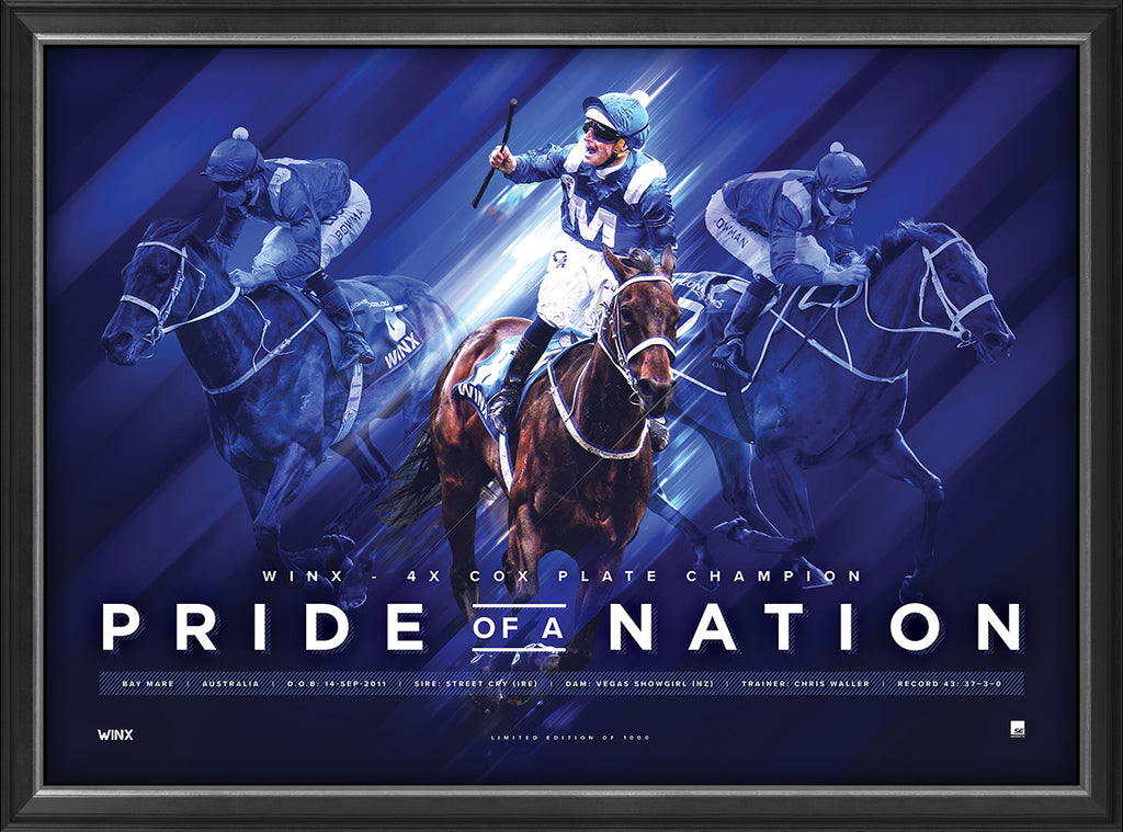 HORSE RACING-WINX 'PRIDE OF A NATION' SPORTSPRINT FRAME