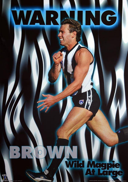 Gavin Brown Warning Poster