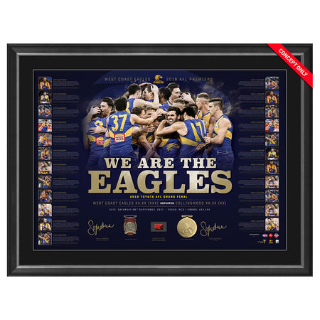 WEST COAST EAGLES 2018 AFL PREMIERS ‘FEARLESS’
