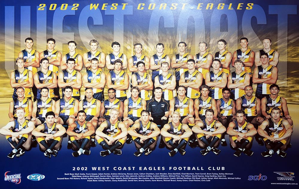 West Coast 2002 Team Poster