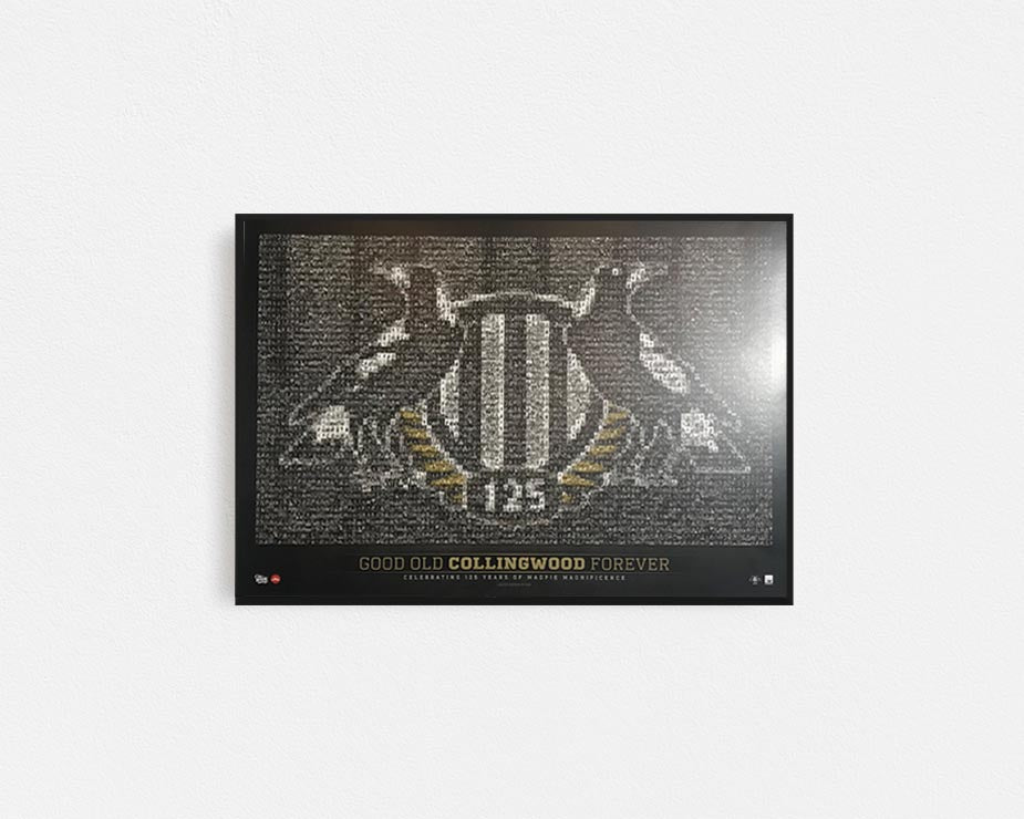 COLLINGWOOD-'Good Old Collingwood Forever' Poster Framed