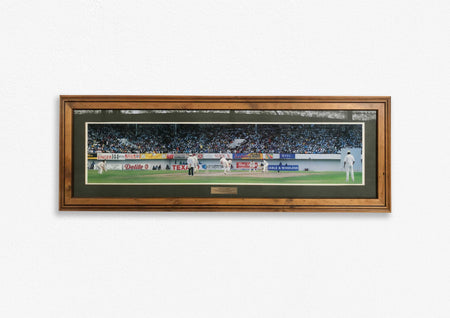 CRICKET-‘Ton of Tests’ Mark Taylor 100th Test Appearance 1998 Framed signed by Mark Taylor