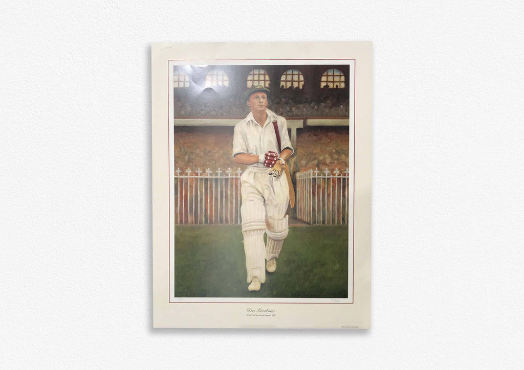 BRADMAN-Don Bradman M.C.G 3rd Test Versus England 1937 Poster