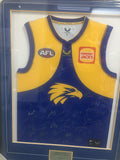 WEST COAST EAGLES 2022 SQUAD SIGNED GUERNSEY
