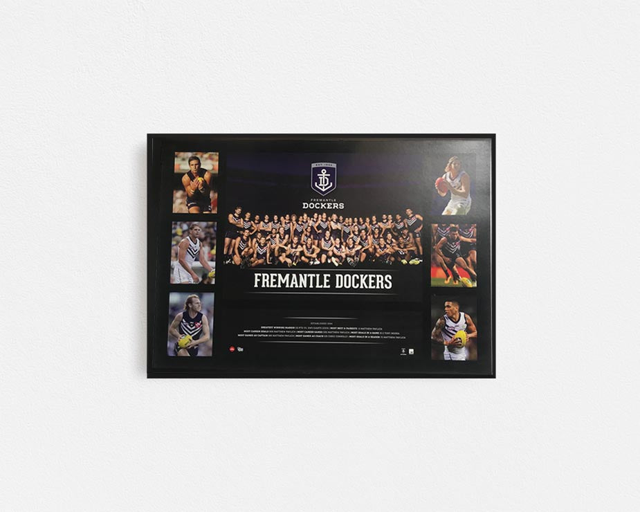 Fremantle Dockers Poster Framed