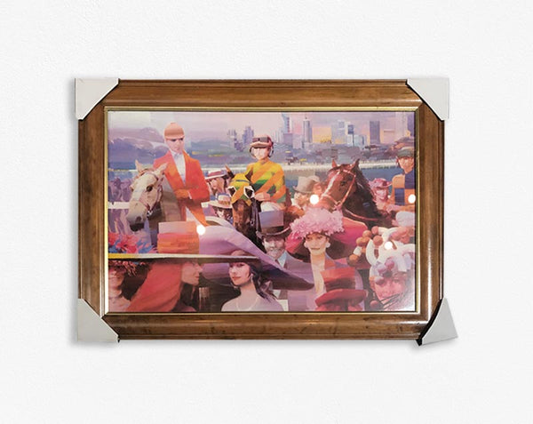 HORSE RACING IN MELBOURNE/FRAMED
