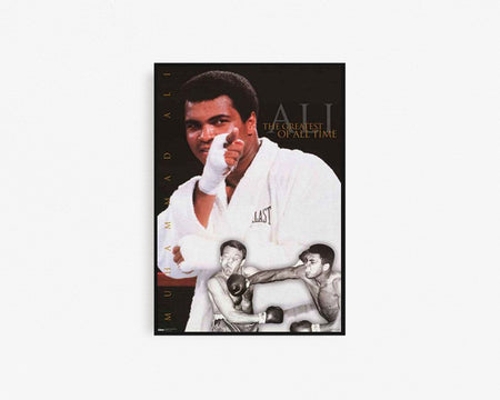 BOXING-The Greatest - Muhammad Ali and Michael Jordan poster/Laminated