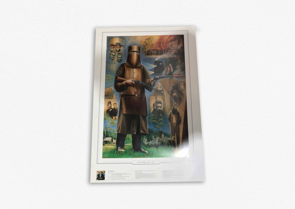 GENERAL-Ned Kelly 1865 - 1880 Poster on Art Board