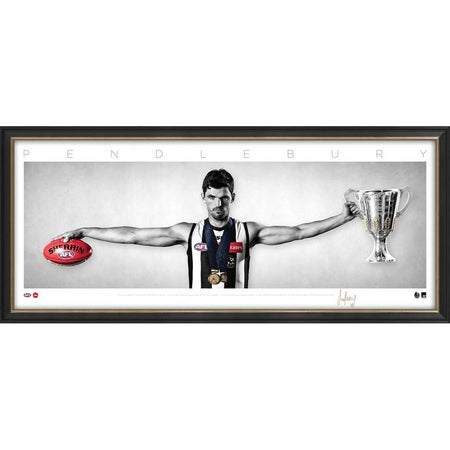 COLLINGWOOD-DARCY MOORE 2023 PREMIERS SIGNED PANORAMIC