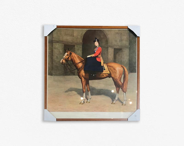 HORSE RACING-HER MAJESTY/QUEEN ELIZABETH/FRAMED
