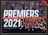 Melbourne Demons 2021 Premiership Sportsprint/Framed