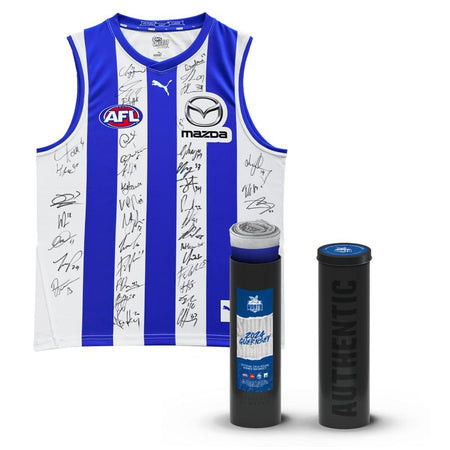 COLLINGWOOD FOOTBALL CLUB 2024 SQUAD SIGNED GUERNSEY