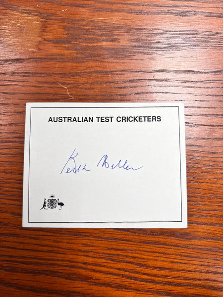 CRICKET-David Boon Signed Card/Image/ Framed